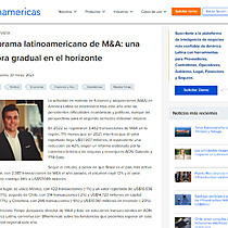 Panorama latinoamericano de M&A: una mejora gradual en el horizonte